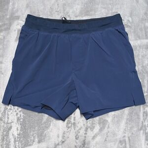 Ten Thousand Set Short Men Medium Blue 5" Lined Athletic Gym Training